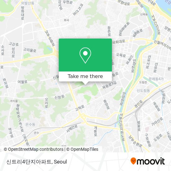 신트리4단지아파트 map
