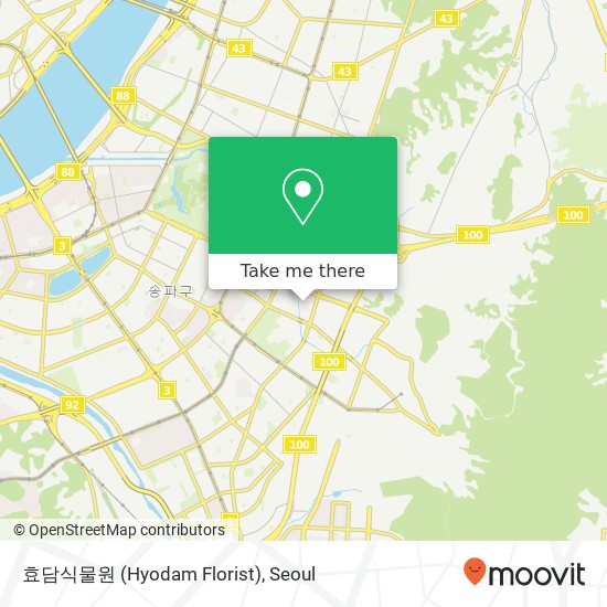효담식물원 (Hyodam Florist) map