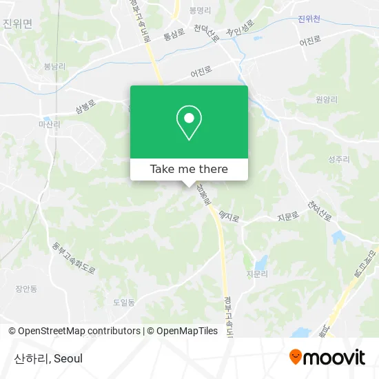 산하리 map