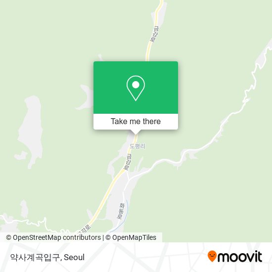 약사계곡입구 (Yaksagyegok Entrance) map