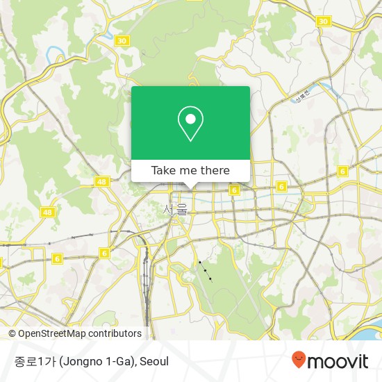 종로1가 (Jongno 1-Ga) map