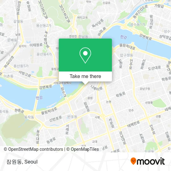 잠원동 map