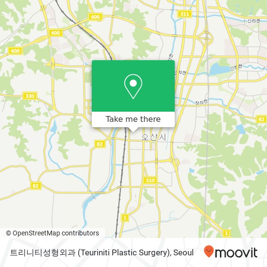 트리니티성형외과 (Teuriniti Plastic Surgery) map