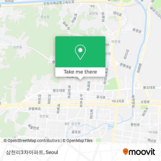 삼천리3차아파트 map