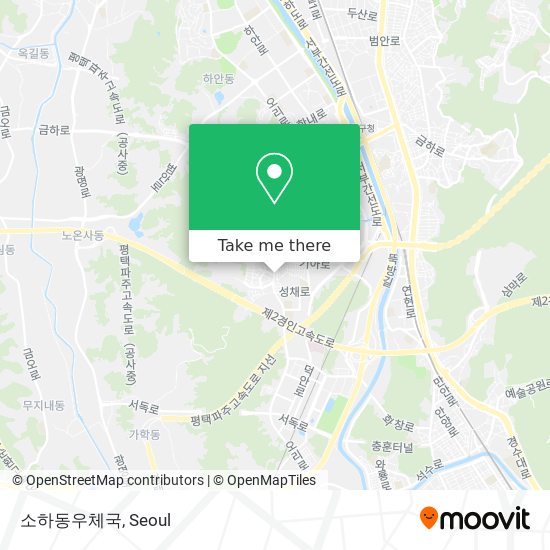 How To Get To 소하동우체국 In 광명시, 경기도 By Bus Or Subway?