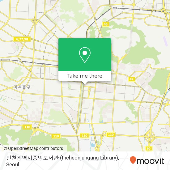 인천광역시중앙도서관 (Incheonjungang Library) map