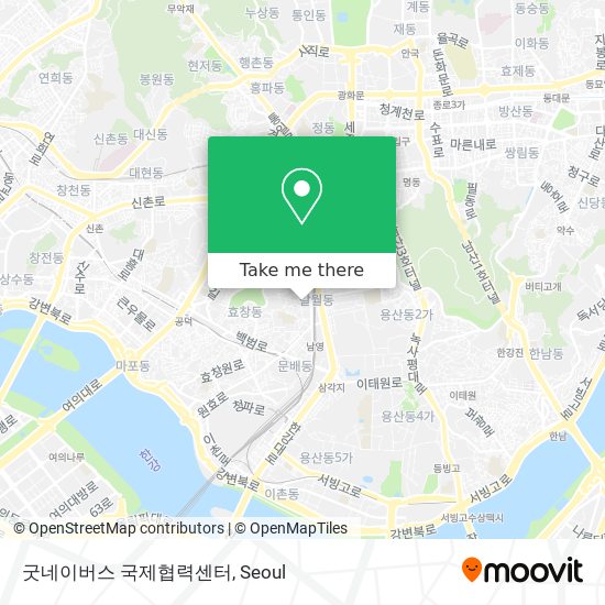 굿네이버스 국제협력센터 map