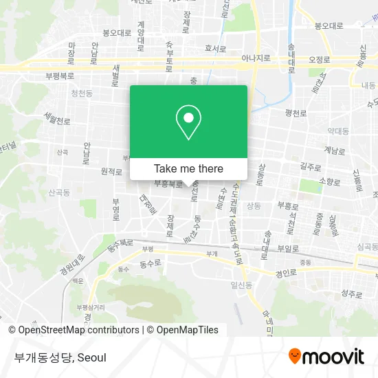 부개동성당 map