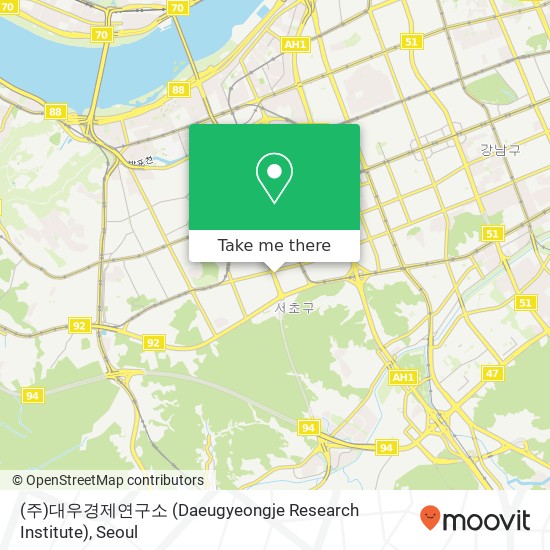 (주)대우경제연구소 (Daeugyeongje Research Institute) map