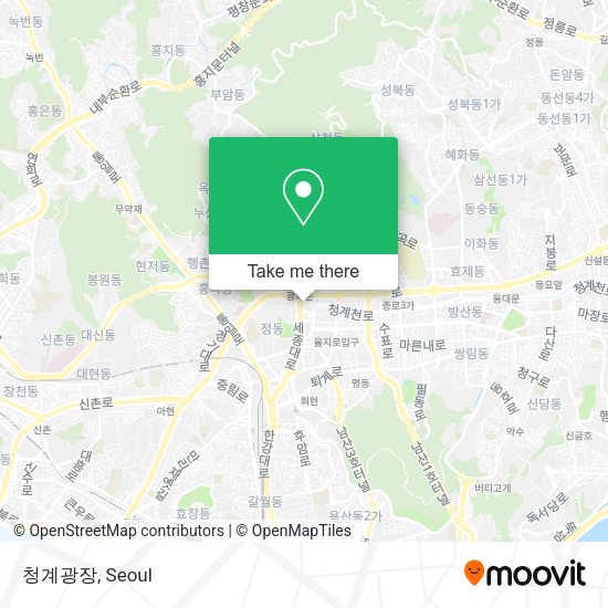 청계광장 map