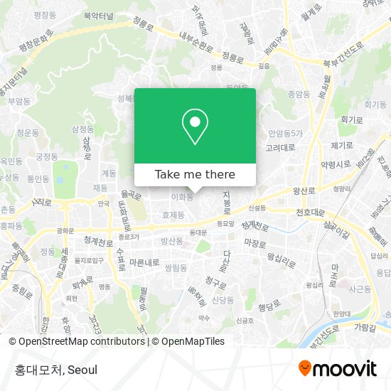 홍대모처 map