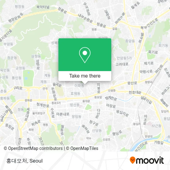 홍대모처 map