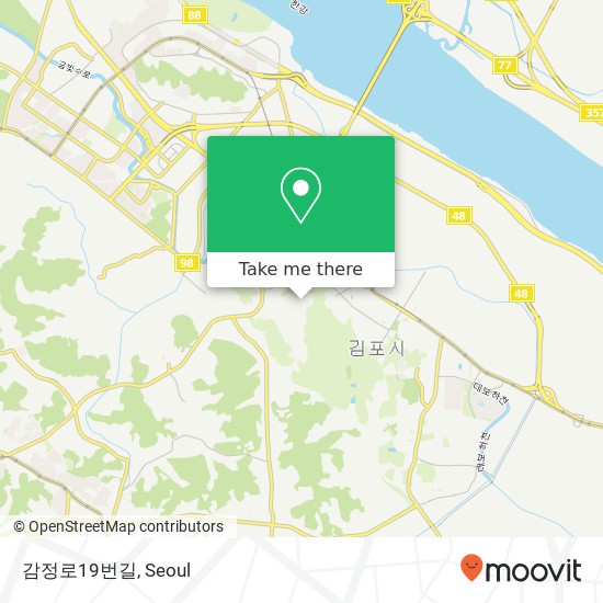 감정로19번길 map