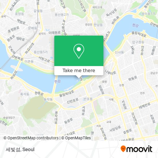 세빛섬 map