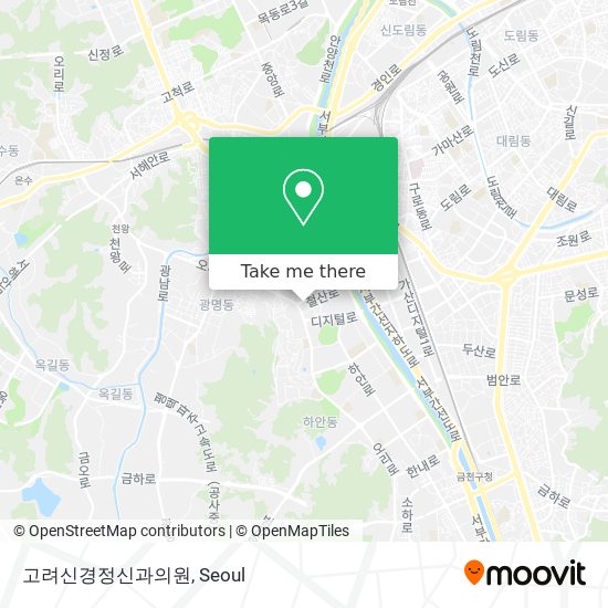 고려신경정신과의원 map