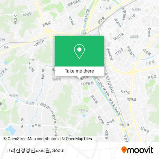 고려신경정신과의원 map