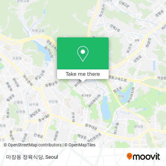 마장동 정육식당 map