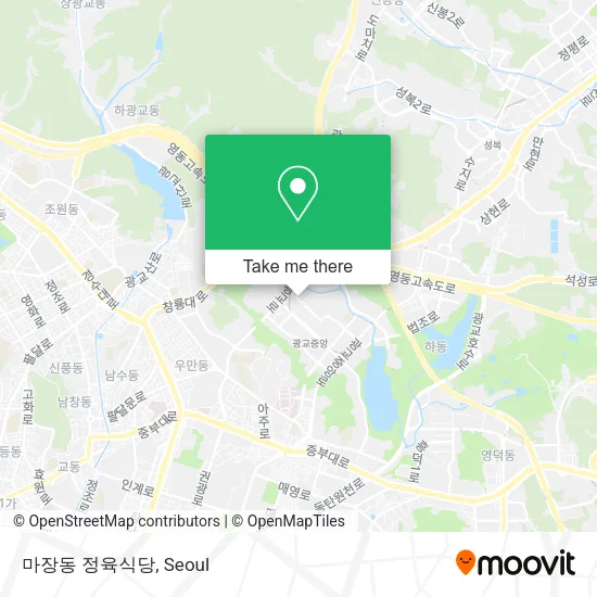 마장동 정육식당 map