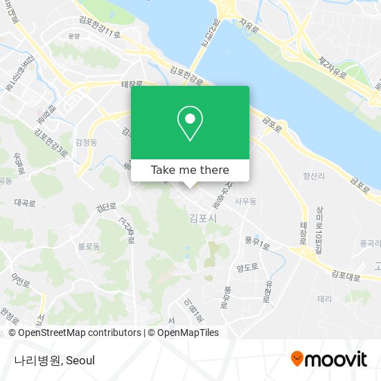 나리병원 map