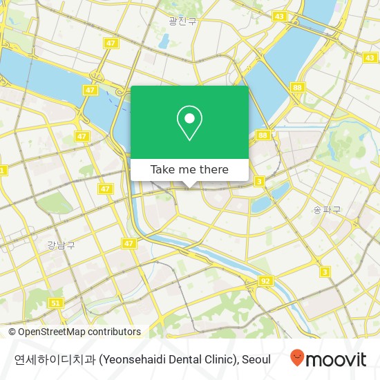 연세하이디치과 (Yeonsehaidi Dental Clinic) map