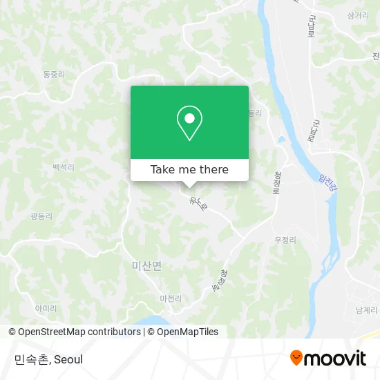 민속촌 map
