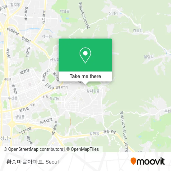 황송마을아파트 map