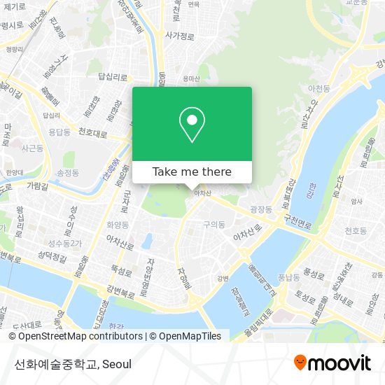 선화예술중학교 map