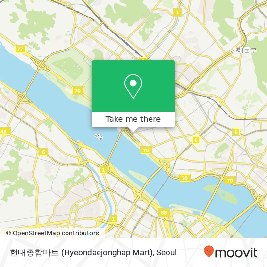 현대종합마트 (Hyeondaejonghap Mart) map