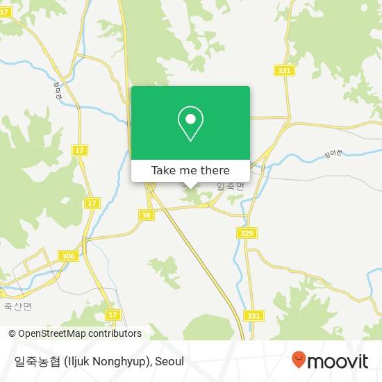 일죽농협 (Iljuk Nonghyup) map
