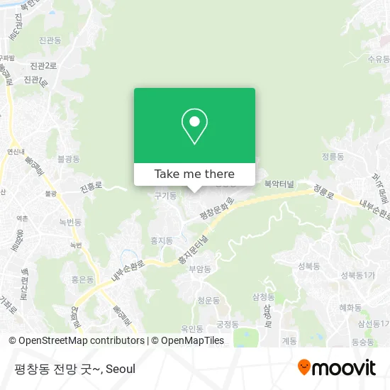 평창동 전망 굿~ map