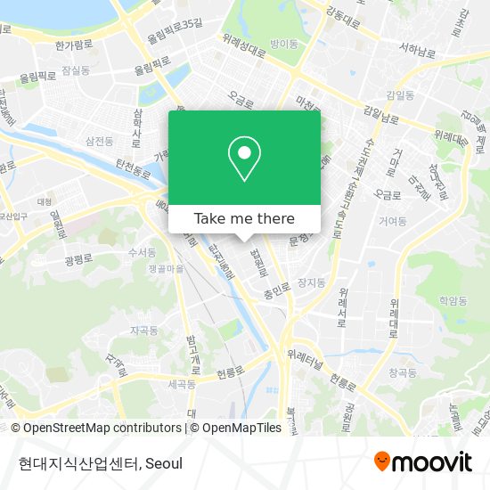 현대지식산업센터 map
