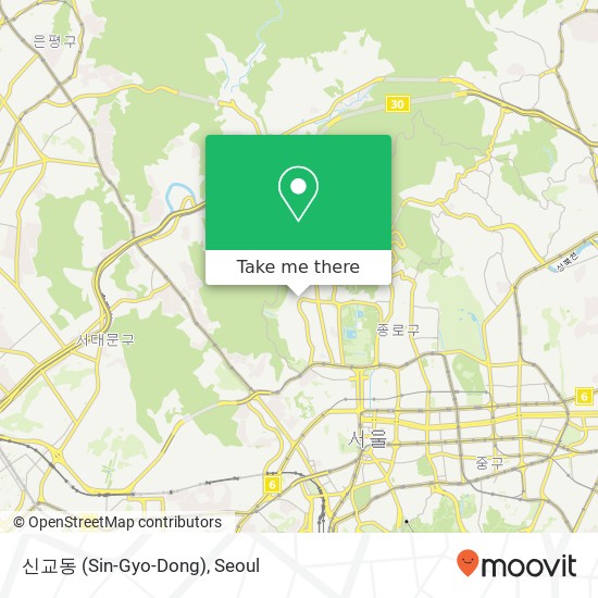 신교동 (Sin-Gyo-Dong) map