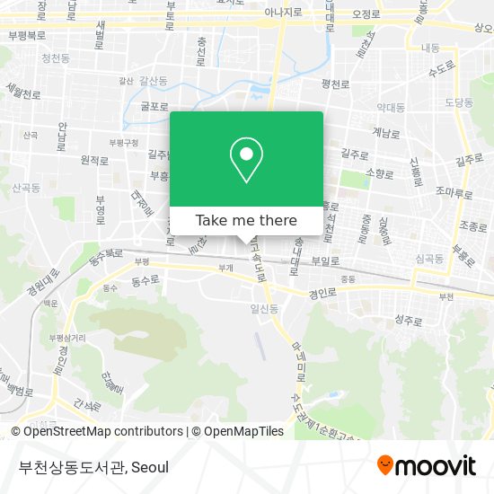 부천상동도서관 map