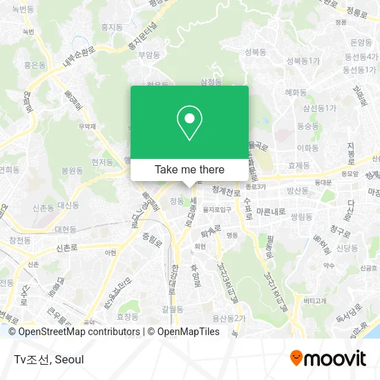 Tv조선 map