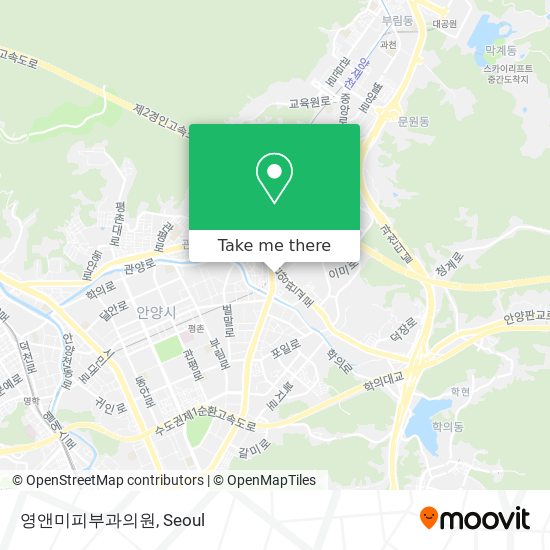 영앤미피부과의원 map