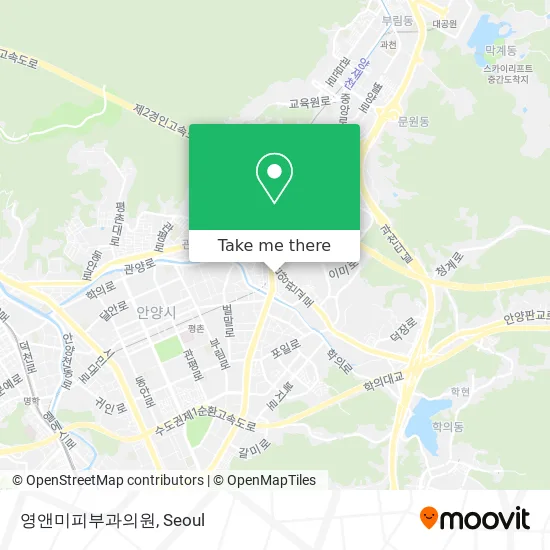 영앤미피부과의원 map