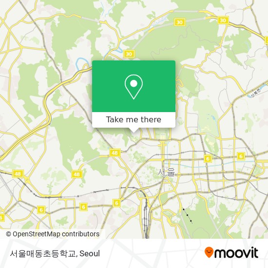 서울매동초등학교 map