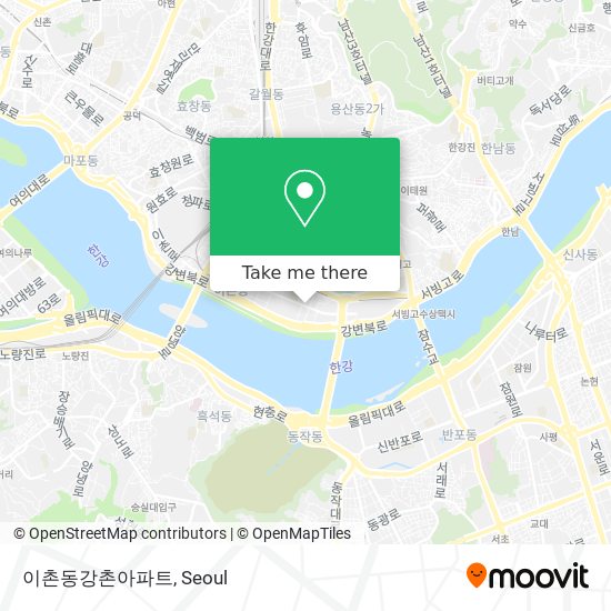 이촌동강촌아파트 map
