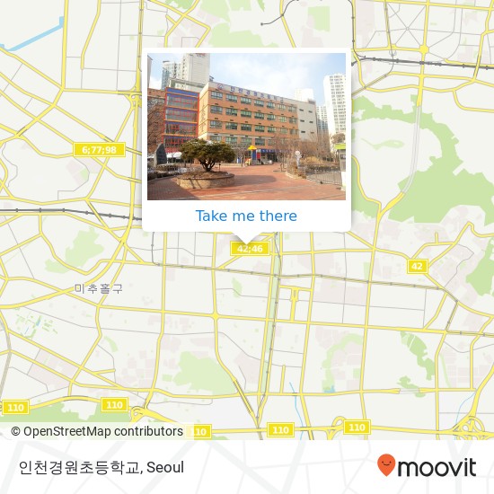 인천경원초등학교 map