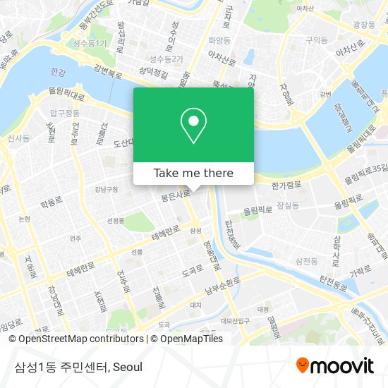 삼성1동 주민센터 map