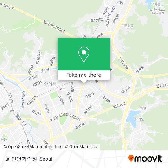 화인안과의원 map