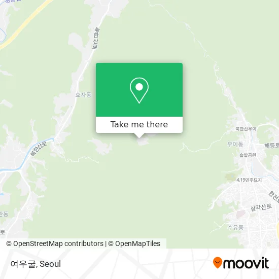 여우굴 map