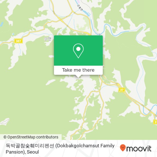 독박골참숯훼미리펜션 (Dokbakgolchamsut Family Pansion) map