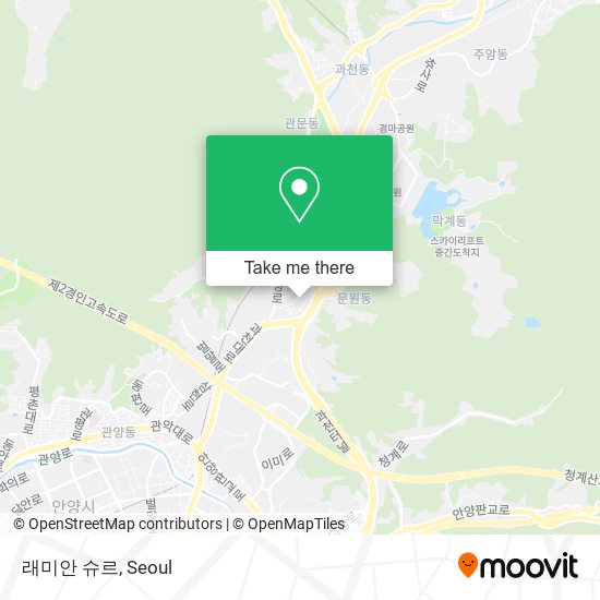 래미안 슈르 map
