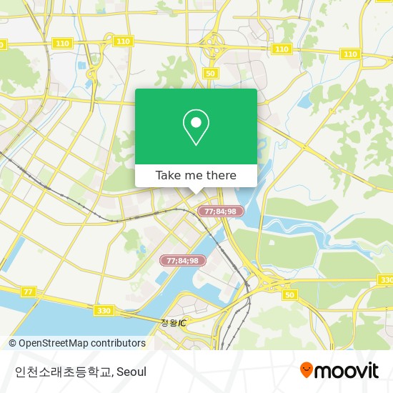 인천소래초등학교 map