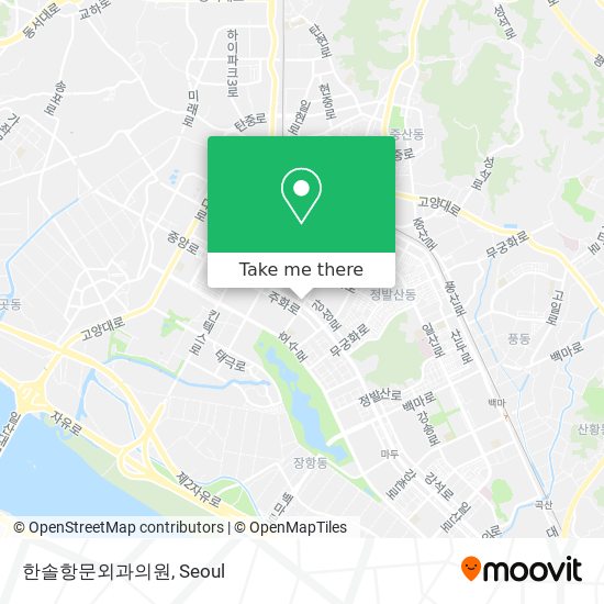 한솔항문외과의원 map