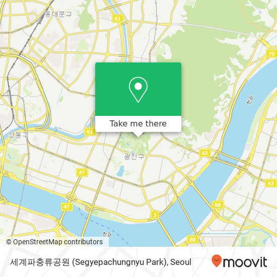 세계파충류공원 (Segyepachungnyu Park) map