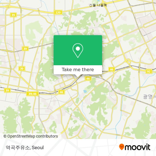 역곡주유소 map