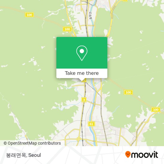 봉래면옥 map