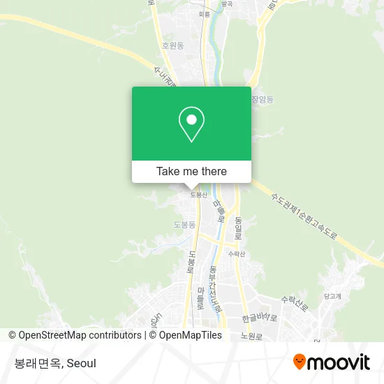 봉래면옥 map